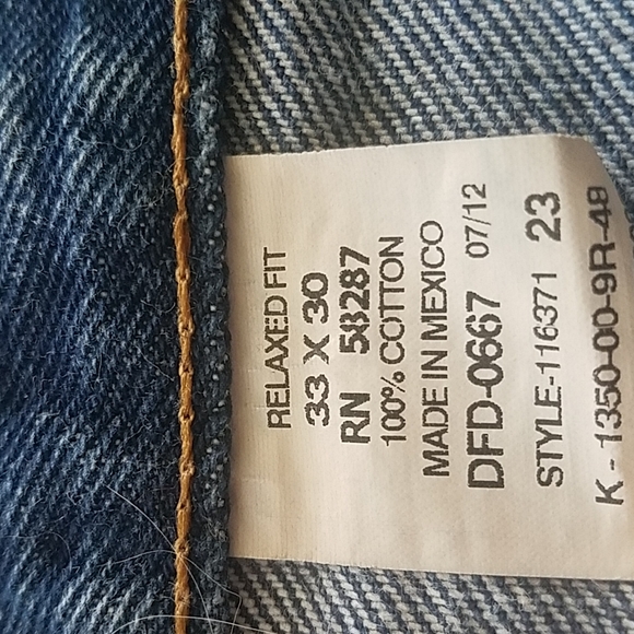 FADED GLORY JEANS USED 33×30 - Picture 2 of 3